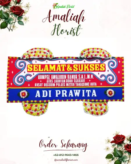 Papan Bunga Ucapan Selamat Paseban